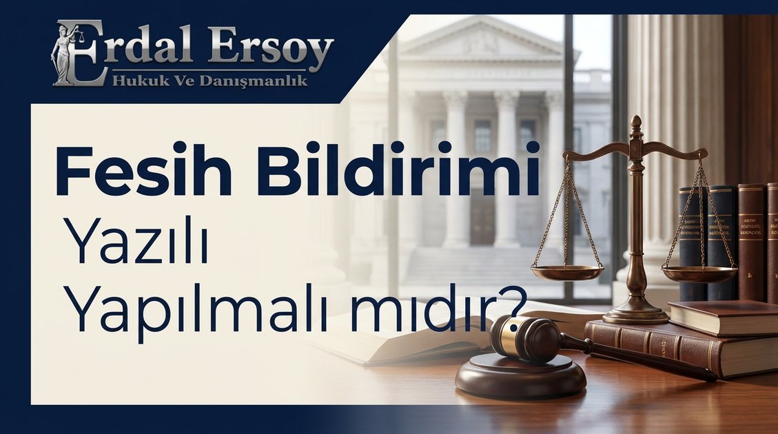 Fesih Bildirimi Yazılı Yapılmalı mıdır? thumbnail
