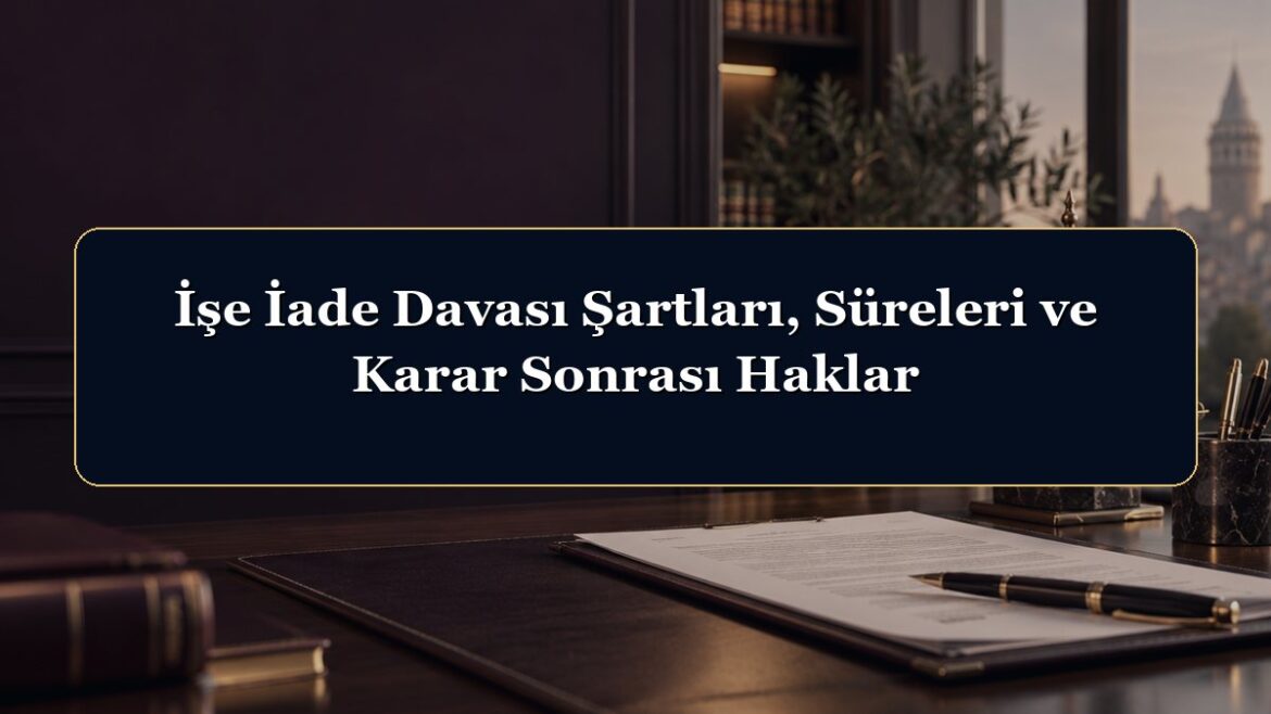 İşe İade Davası Şartları, Süreleri ve Karar Sonrası Haklar