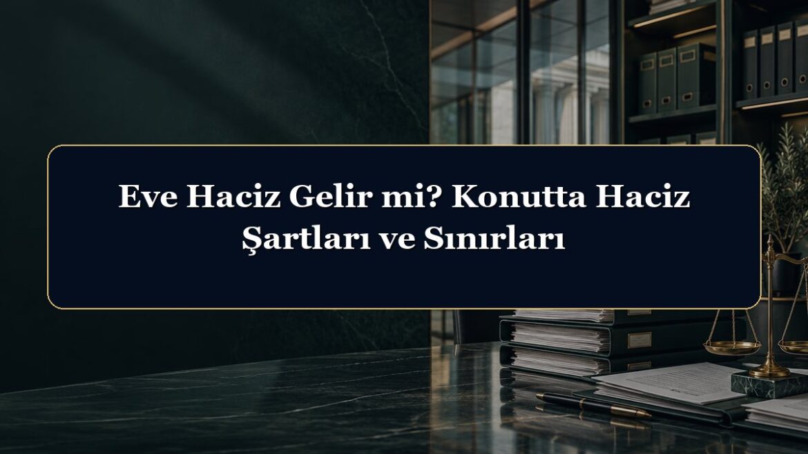 Eve Haciz Gelir mi? Konutta Haciz Şartları ve Sınırları