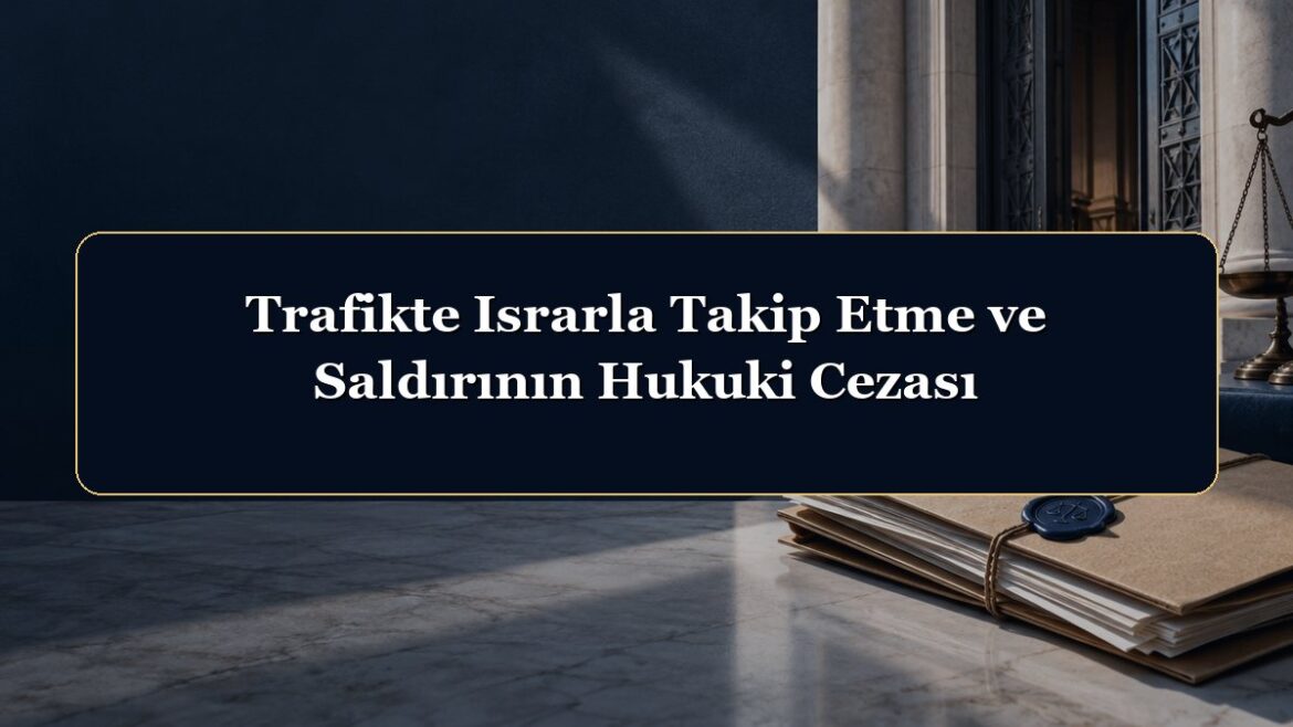 Trafikte Israrla Takip Etme ve Saldırının Hukuki Cezası