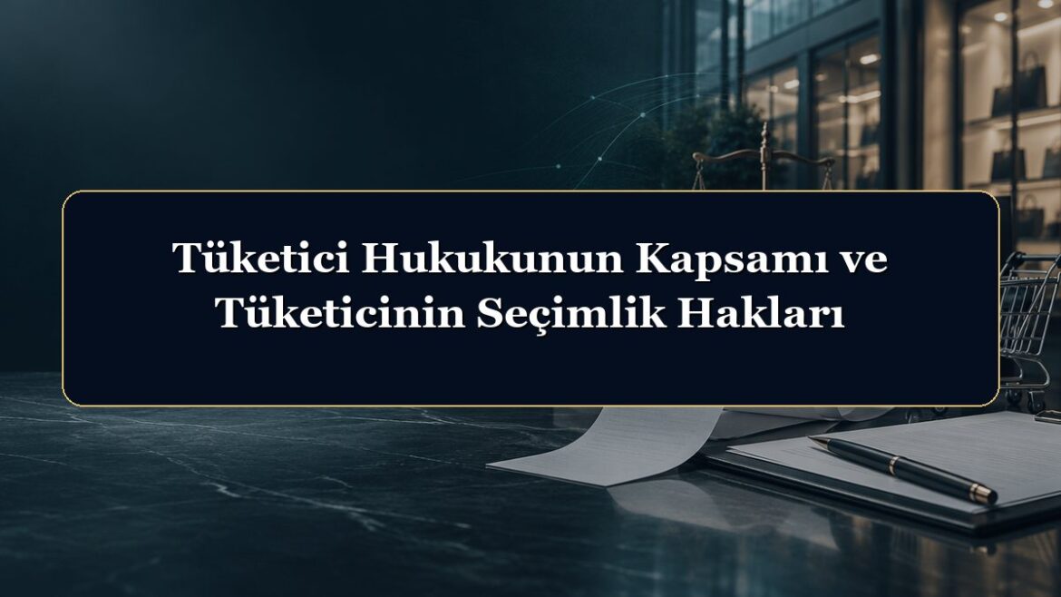 Tüketici Hukukunun Kapsamı ve Tüketicinin Seçimlik Hakları
