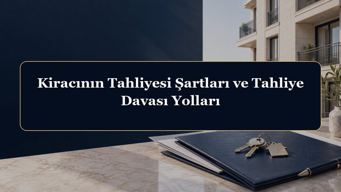 Kiracının Tahliyesi Şartları ve Tahliye Davası Yolları