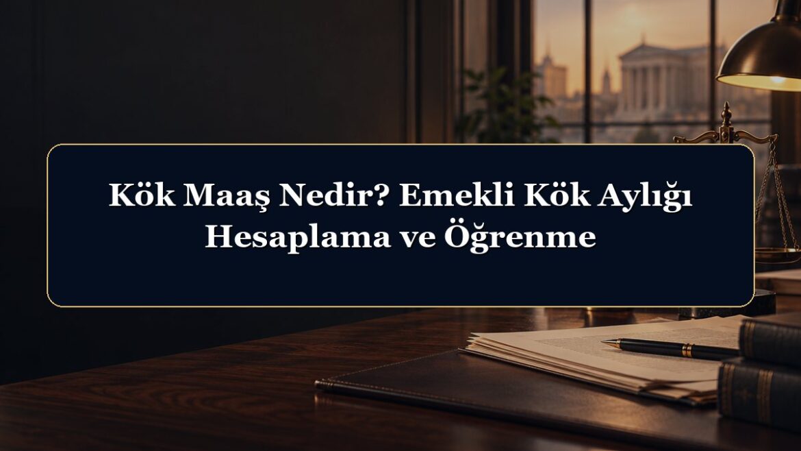 Kök Maaş Nedir? Emekli Kök Aylığı Hesaplama ve Öğrenme