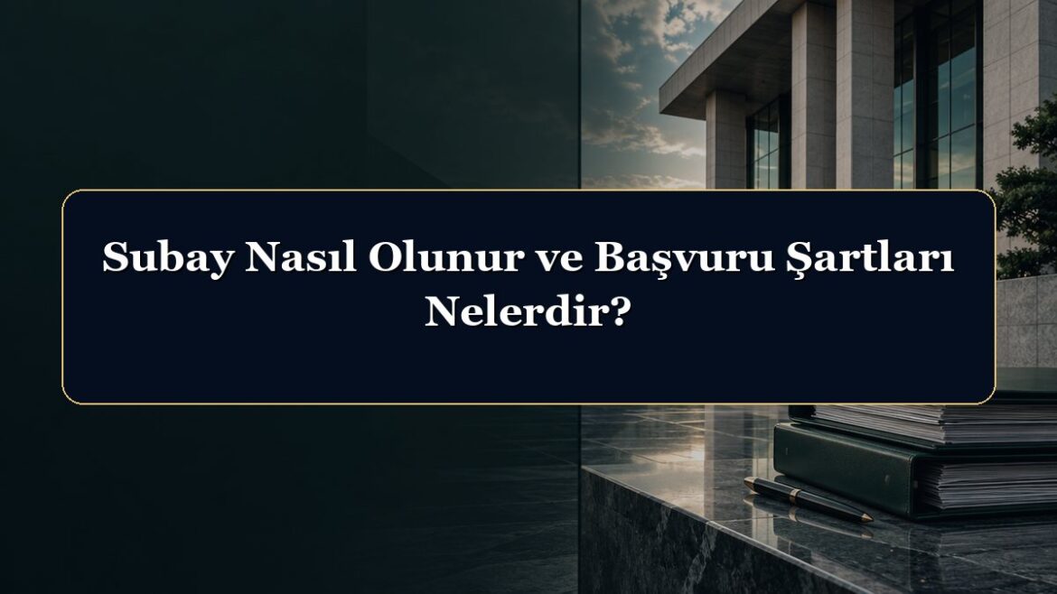 Subay Nasıl Olunur ve Başvuru Şartları Nelerdir?