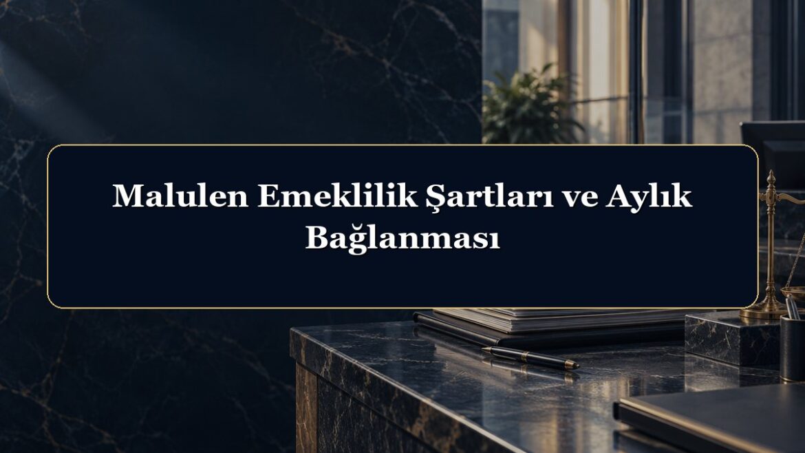Malulen Emeklilik Şartları ve Aylık Bağlanması
