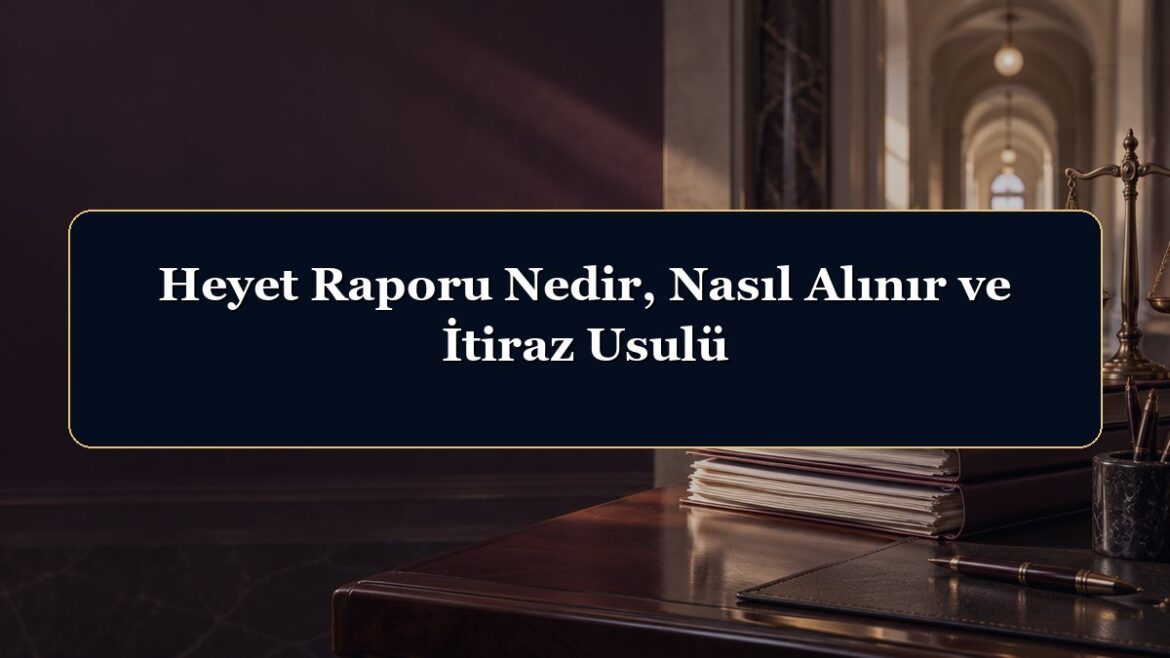 Heyet Raporu Nedir, Nasıl Alınır ve İtiraz Usulü