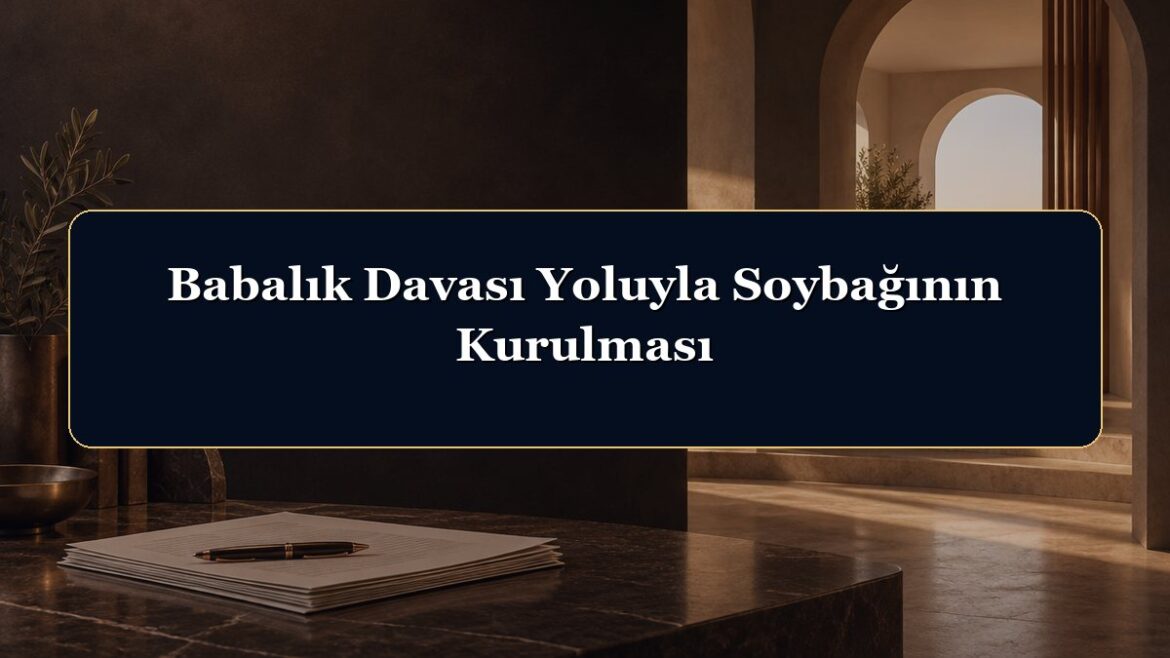 Babalık Davası Yoluyla Soybağının Kurulması