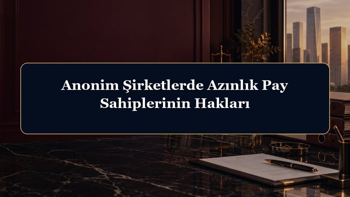 Anonim Şirketlerde Azınlık Pay Sahiplerinin Hakları