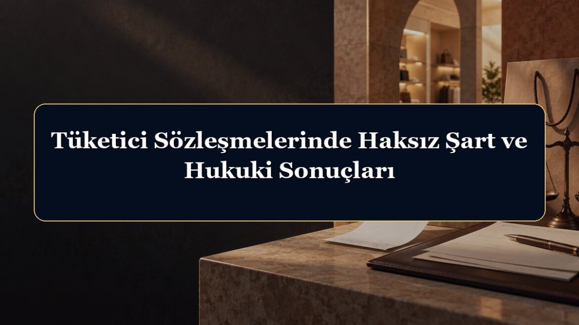 Tüketici Sözleşmelerinde Haksız Şart ve Hukuki Sonuçları