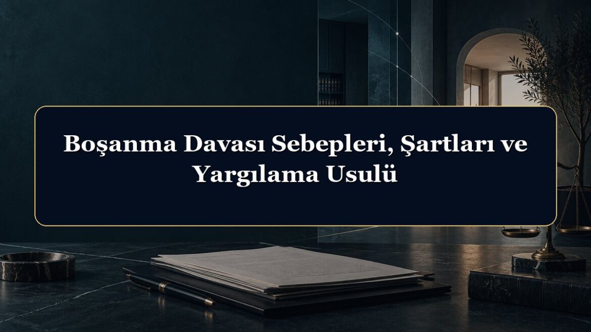 Boşanma Davası Sebepleri, Şartları ve Yargılama Usulü