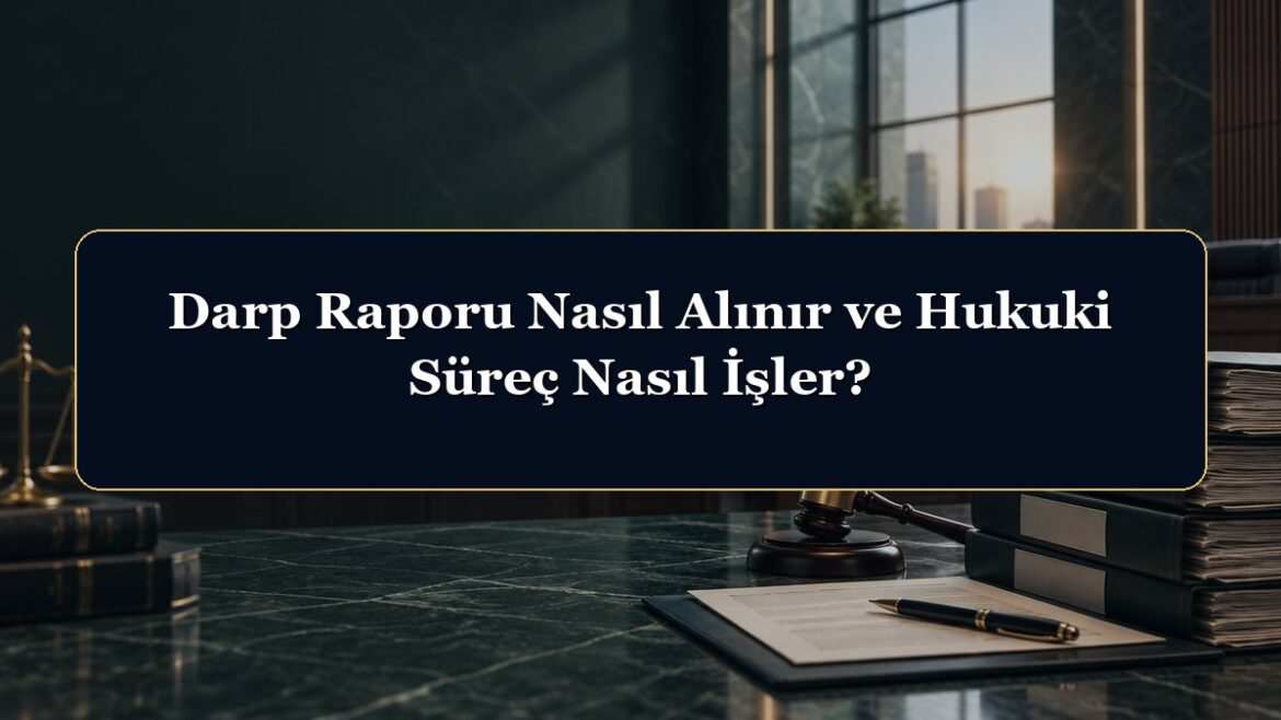 Darp Raporu Nasıl Alınır ve Hukuki Süreç Nasıl İşler?