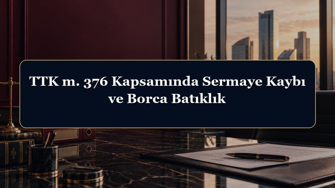 TTK m. 376 Kapsamında Sermaye Kaybı ve Borca Batıklık