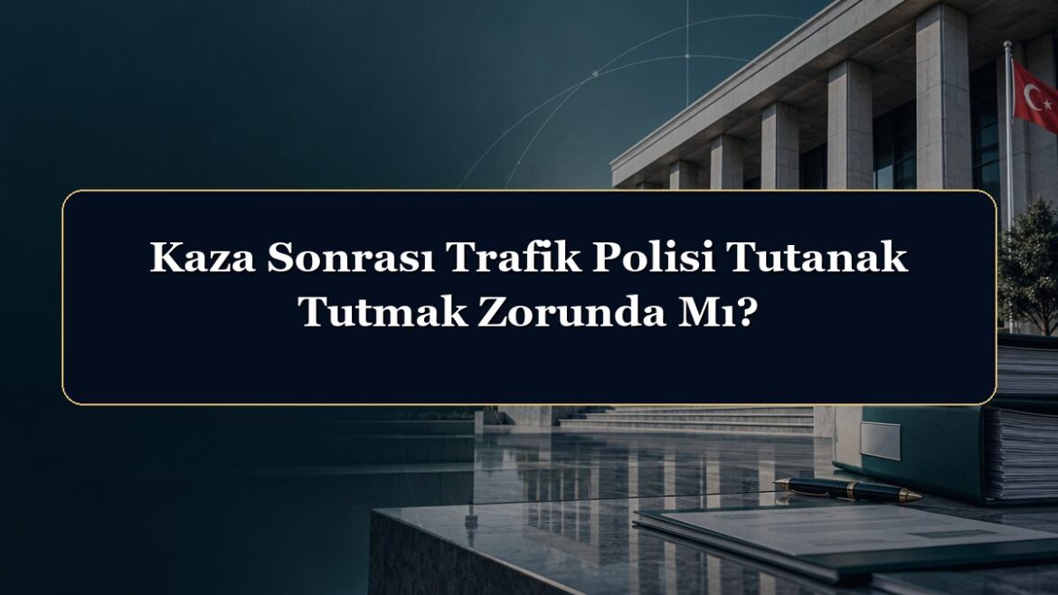 Kaza Sonrası Trafik Polisi Tutanak Tutmak Zorunda Mı?