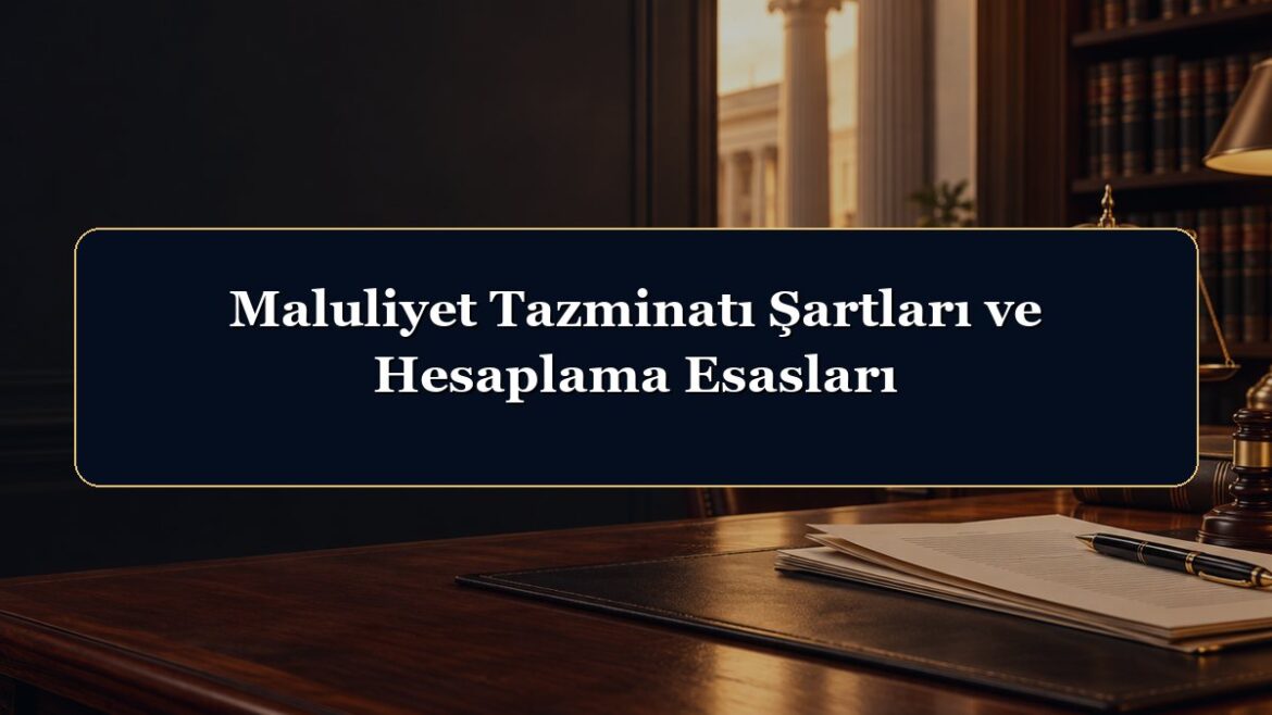 Maluliyet Tazminatı Şartları ve Hesaplama Esasları