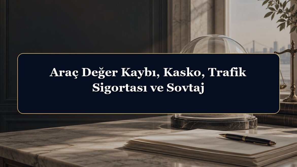 Araç Değer Kaybı, Kasko, Trafik Sigortası ve Sovtaj