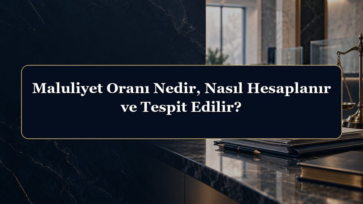 Maluliyet Oranı Nedir, Nasıl Hesaplanır ve Tespit Edilir?