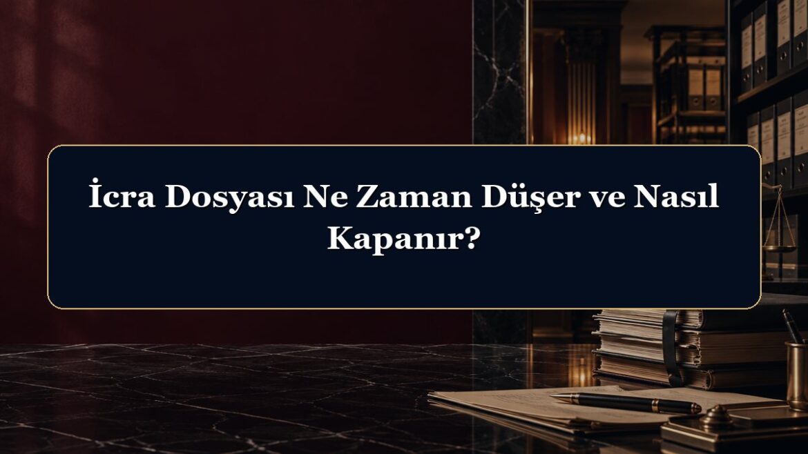 İcra Dosyası Ne Zaman Düşer ve Nasıl Kapanır?