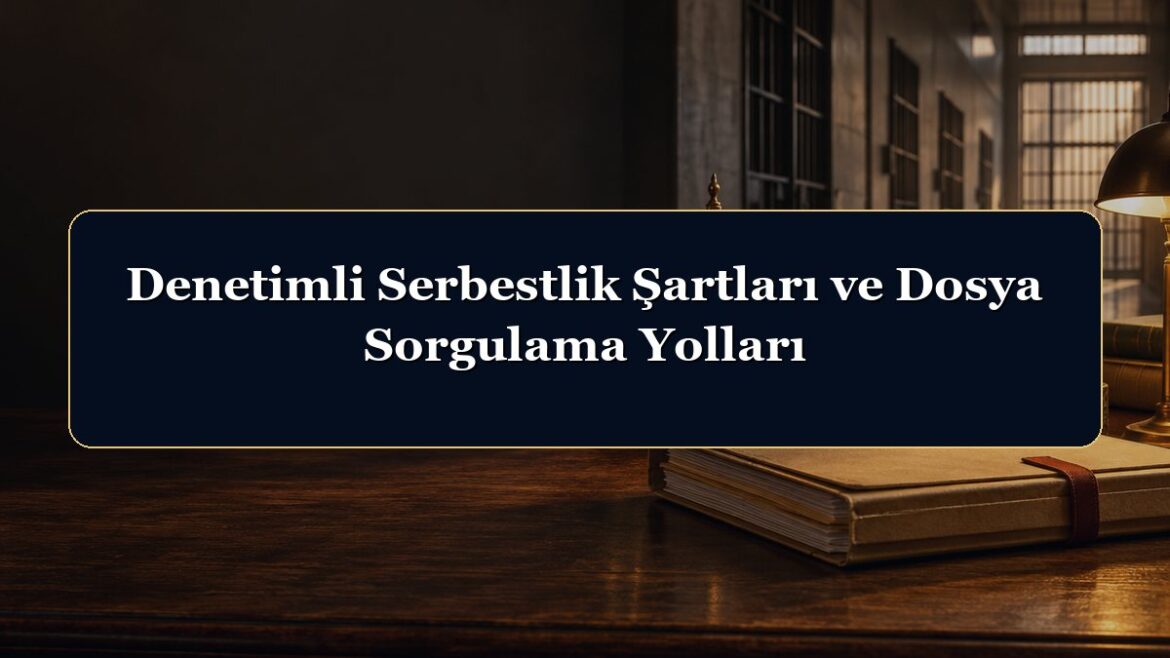 Denetimli Serbestlik Şartları ve Dosya Sorgulama Yolları