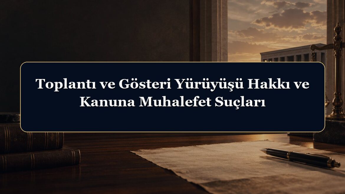 Toplantı ve Gösteri Yürüyüşü Hakkı ve Kanuna Muhalefet Suçları