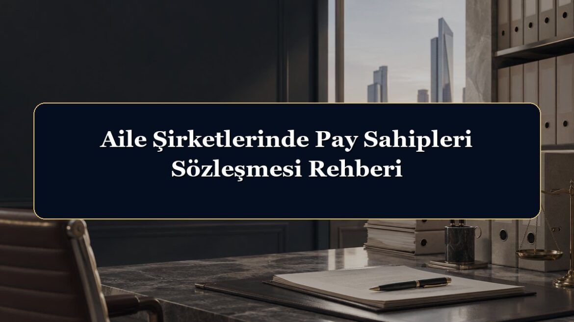 Aile Şirketlerinde Pay Sahipleri Sözleşmesi Rehberi
