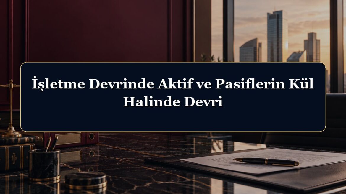 İşletme Devrinde Aktif ve Pasiflerin Kül Halinde Devri