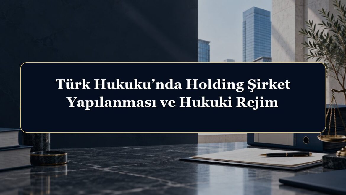 Türk Hukuku’nda Holding Şirket Yapılanması ve Hukuki Rejim