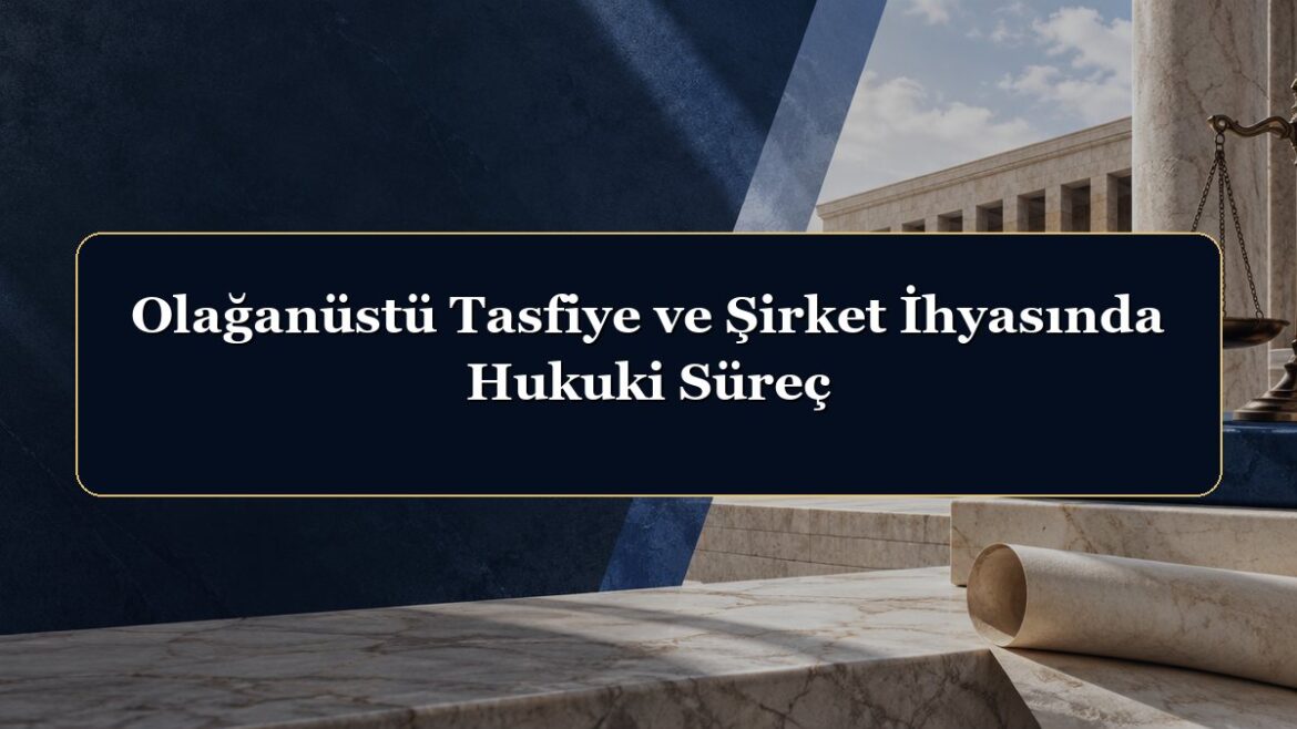 Olağanüstü Tasfiye ve Şirket İhyasında Hukuki Süreç