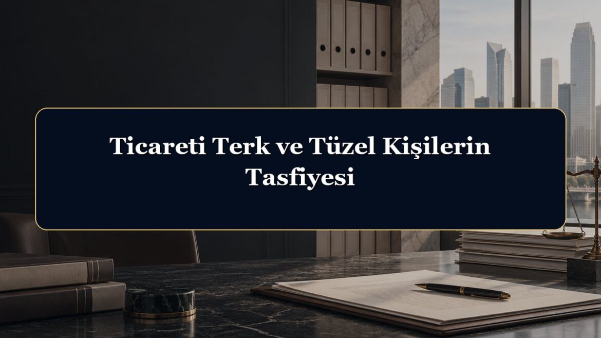 Ticareti Terk ve Tüzel Kişilerin Tasfiyesi