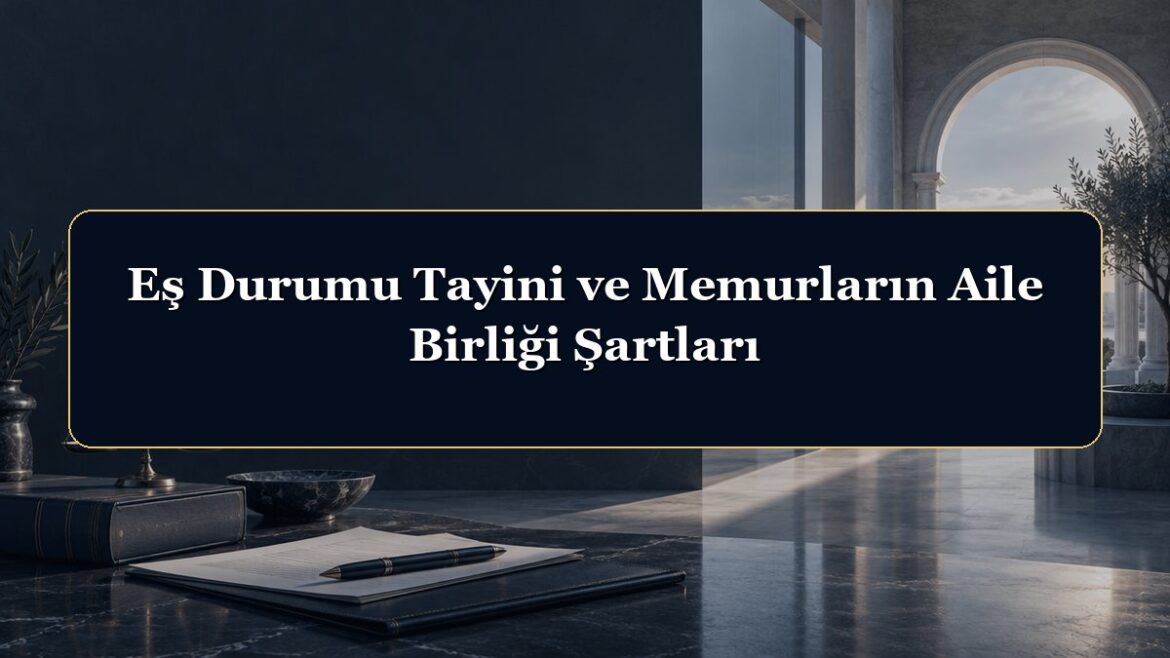 Eş Durumu Tayini ve Memurların Aile Birliği Şartları