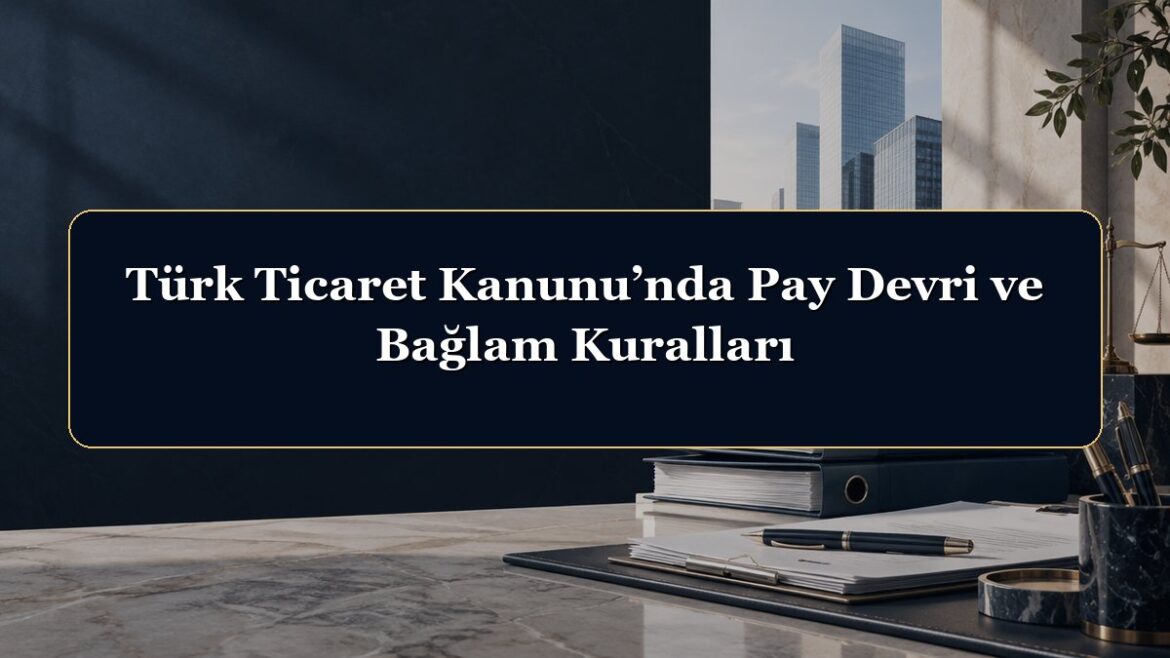 Türk Ticaret Kanunu’nda Pay Devri ve Bağlam Kuralları