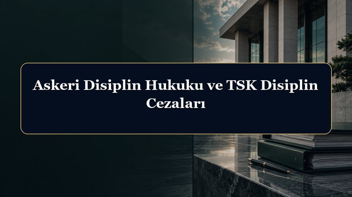 Askeri Disiplin Hukuku ve TSK Disiplin Cezaları