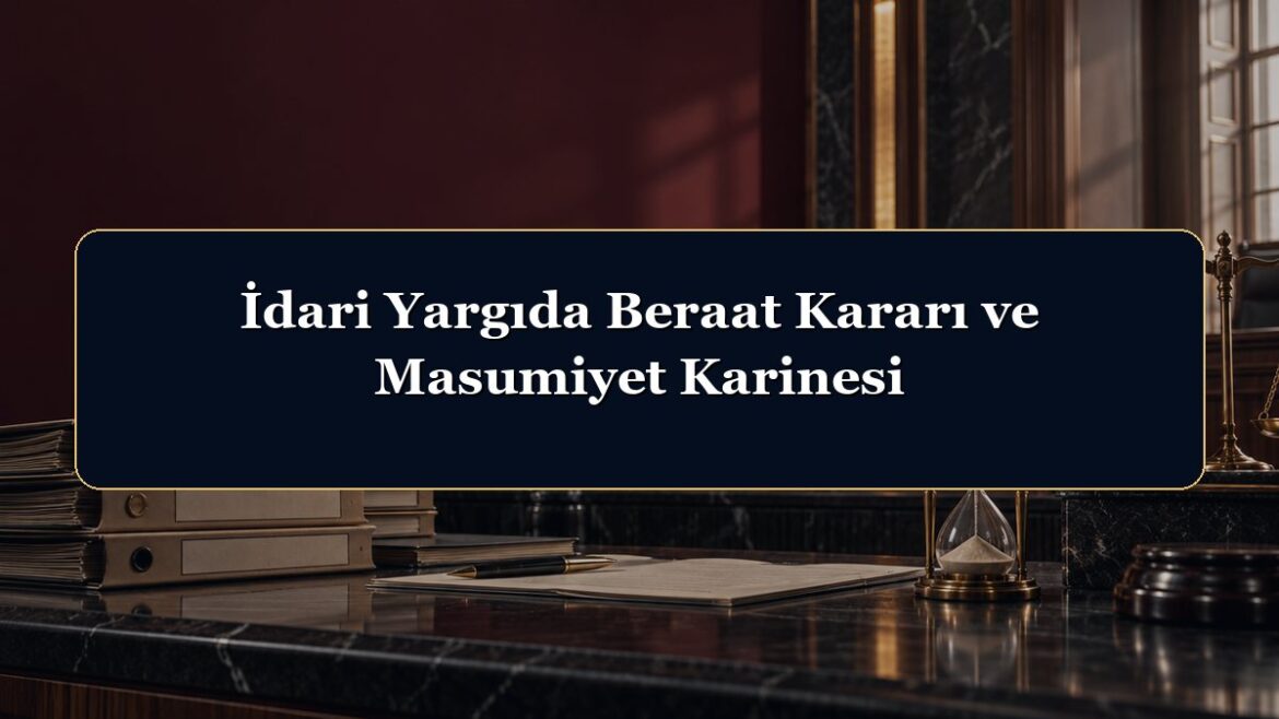 İdari Yargıda Beraat Kararı ve Masumiyet Karinesi