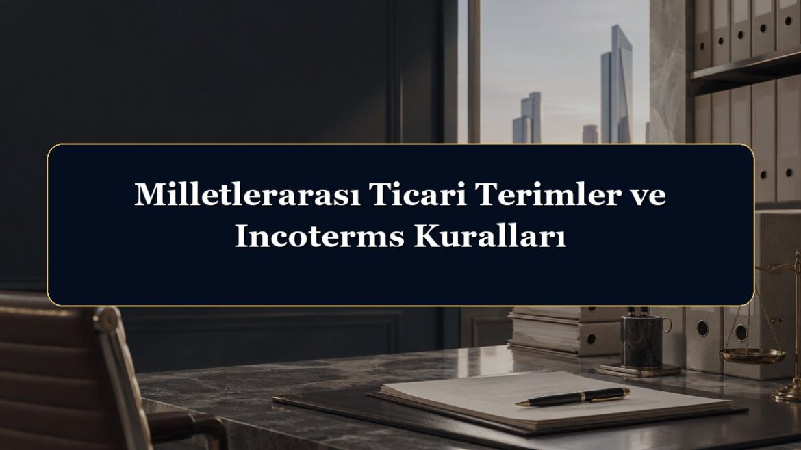 Milletlerarası Ticari Terimler ve Incoterms Kuralları