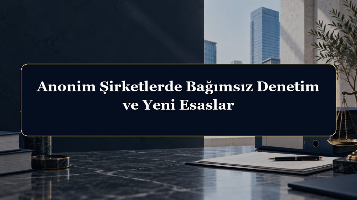 Anonim Şirketlerde Bağımsız Denetim ve Yeni Esaslar