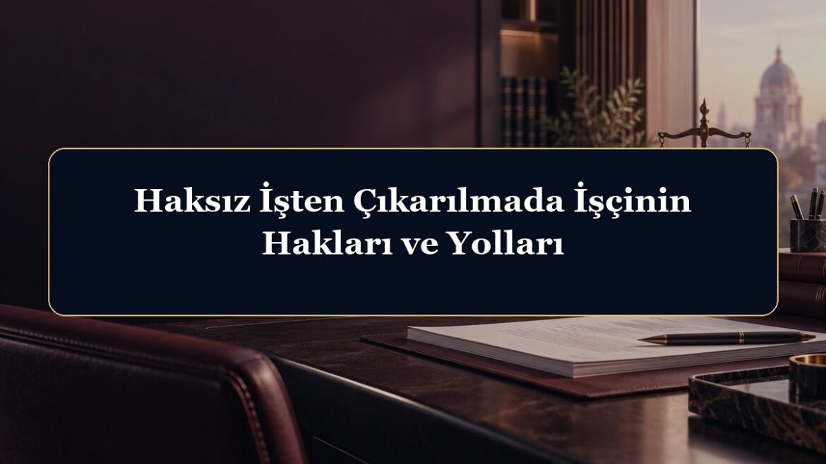 Haksız İşten Çıkarılmada İşçinin Hakları ve Yolları