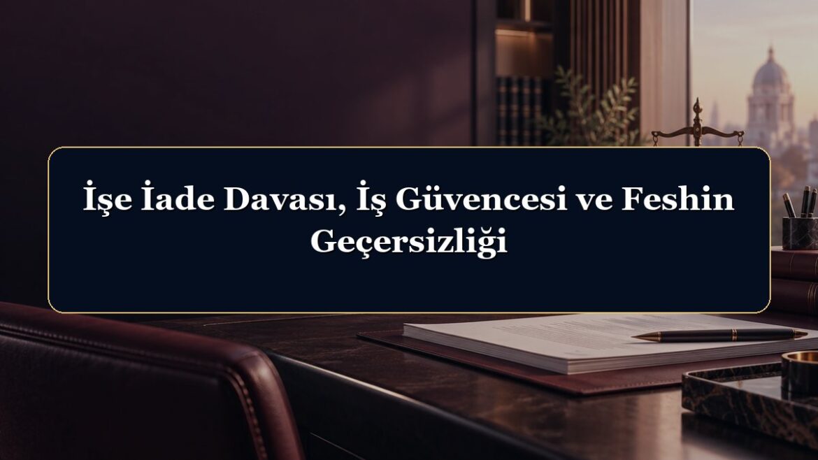 İşe İade Davası, İş Güvencesi ve Feshin Geçersizliği