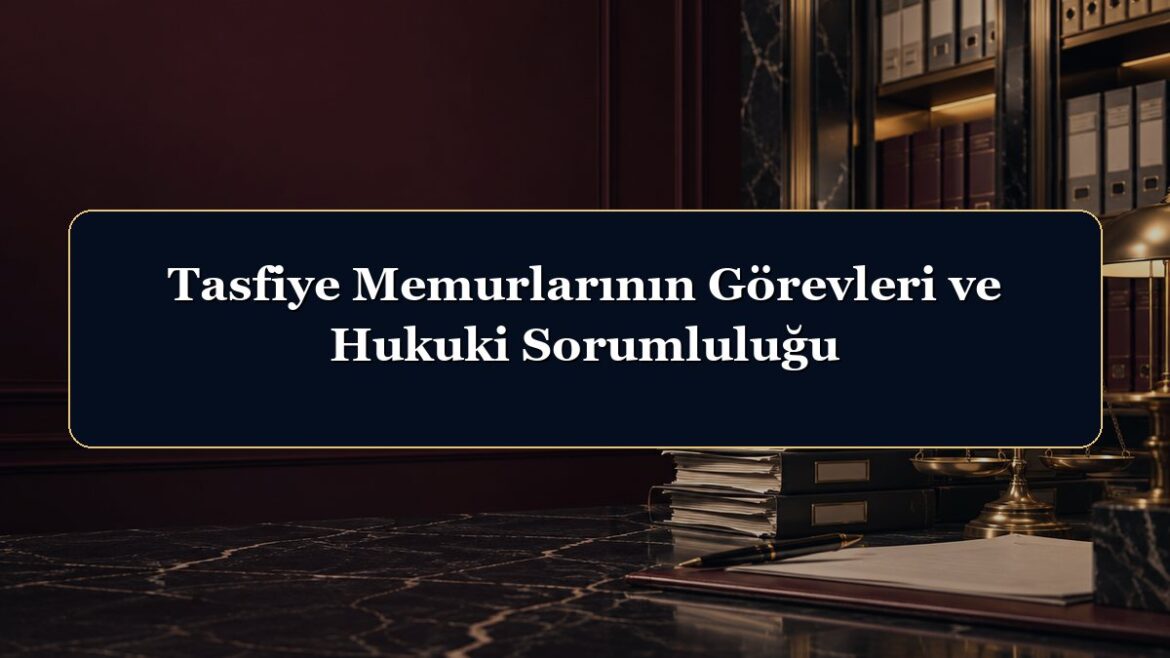 Tasfiye Memurlarının Görevleri ve Hukuki Sorumluluğu