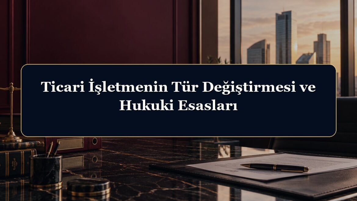 Ticari İşletmenin Tür Değiştirmesi ve Hukuki Esasları