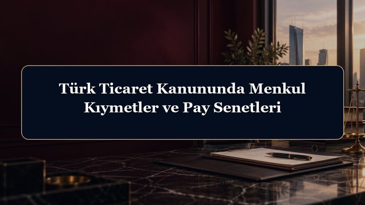 Türk Ticaret Kanununda Menkul Kıymetler ve Pay Senetleri
