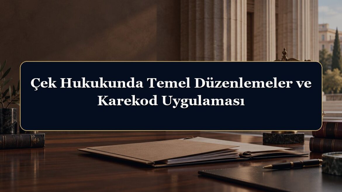 Çek Hukukunda Temel Düzenlemeler ve Karekod Uygulaması