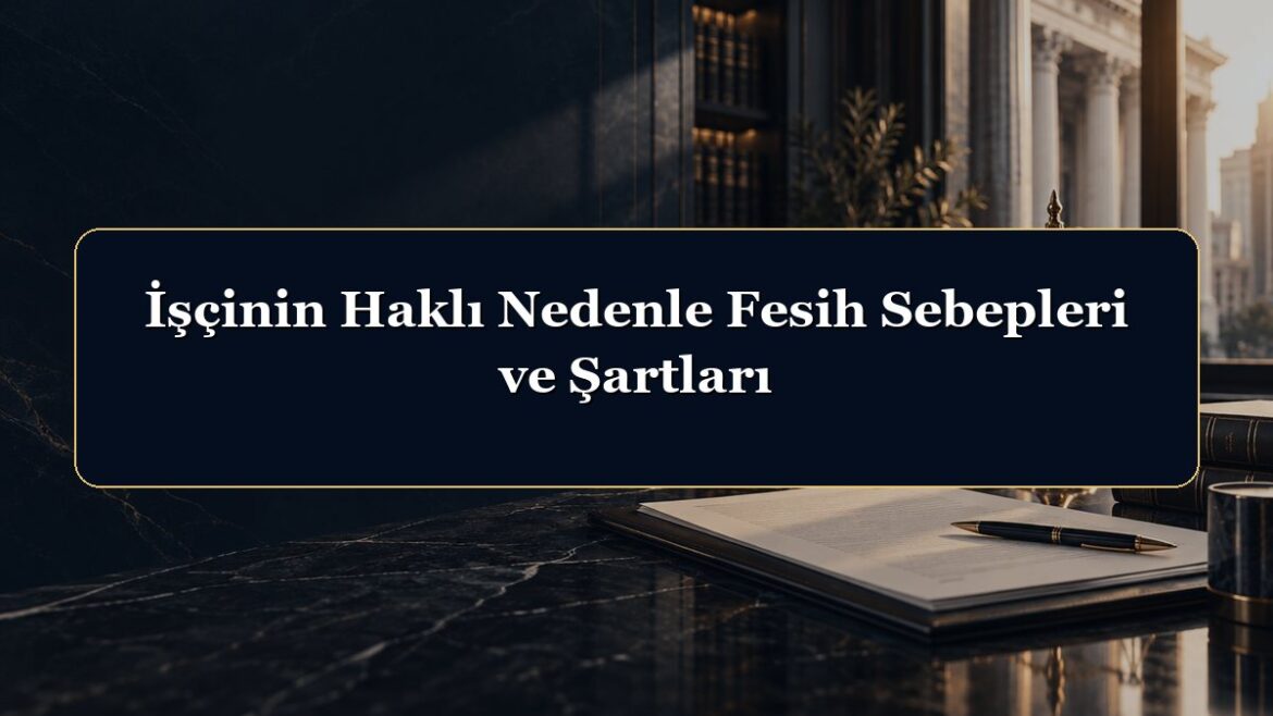 İşçinin Haklı Nedenle Fesih Sebepleri ve Şartları