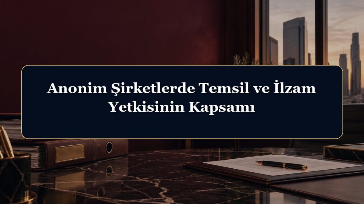 Anonim Şirketlerde Temsil ve İlzam Yetkisinin Kapsamı