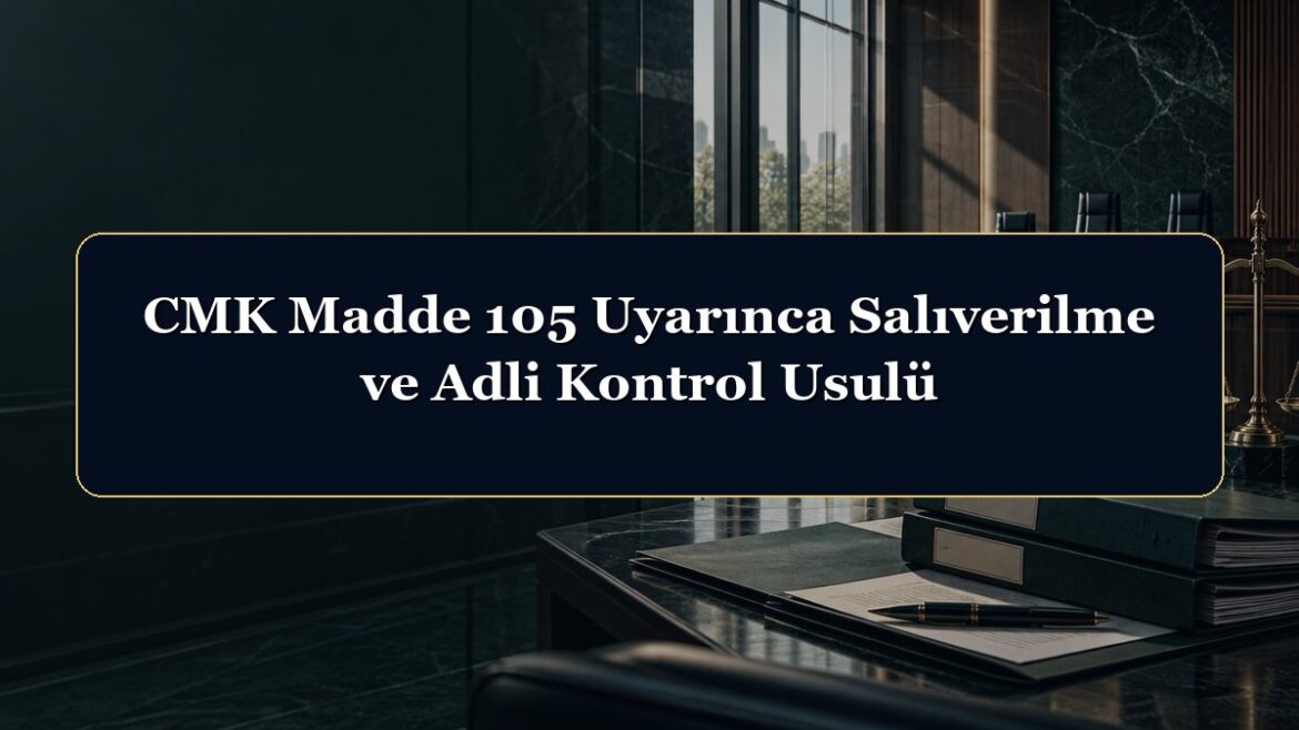 CMK Madde 105 Uyarınca Salıverilme ve Adli Kontrol Usulü