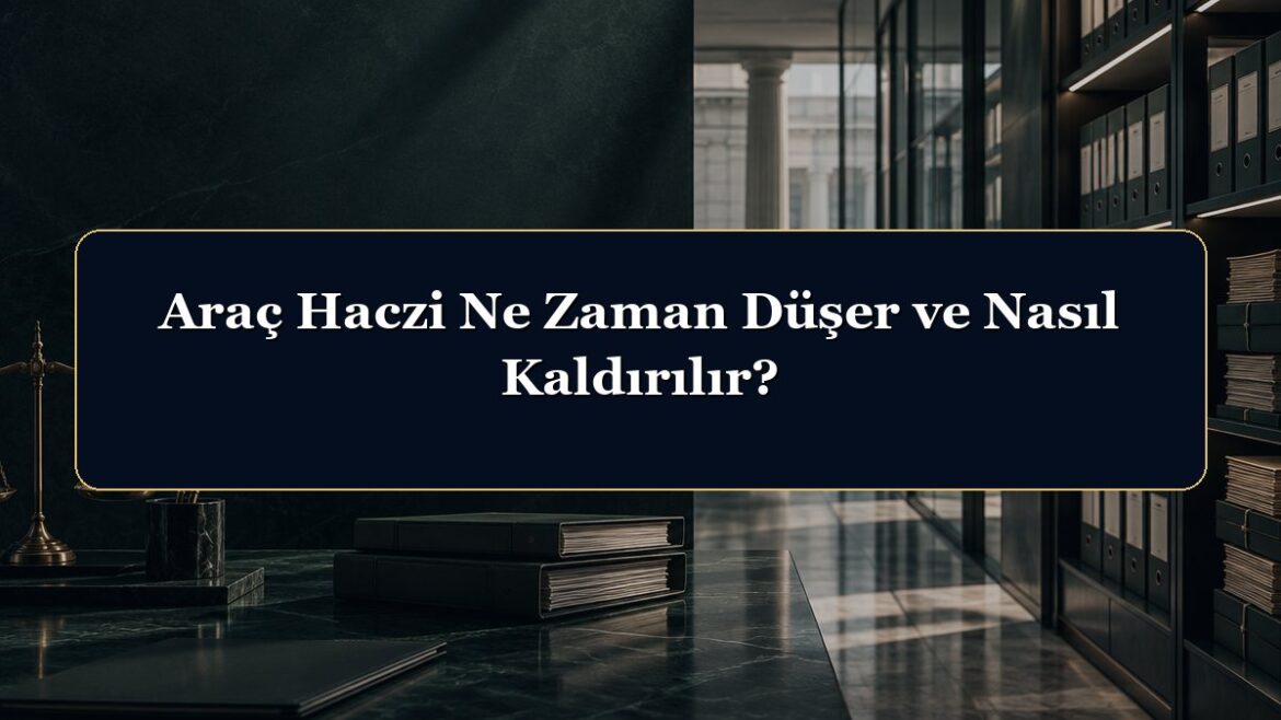 Araç Haczi Ne Zaman Düşer ve Nasıl Kaldırılır?