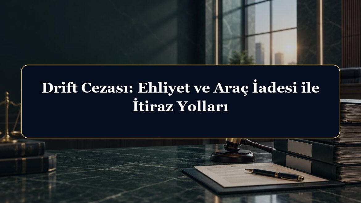 Drift Cezası: Ehliyet ve Araç İadesi ile İtiraz Yolları