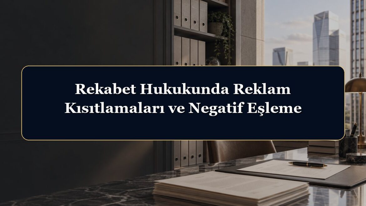 Rekabet Hukukunda Reklam Kısıtlamaları ve Negatif Eşleme