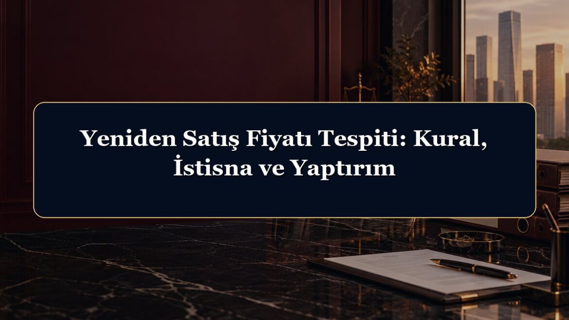 Yeniden Satış Fiyatı Tespiti: Kural, İstisna ve Yaptırım