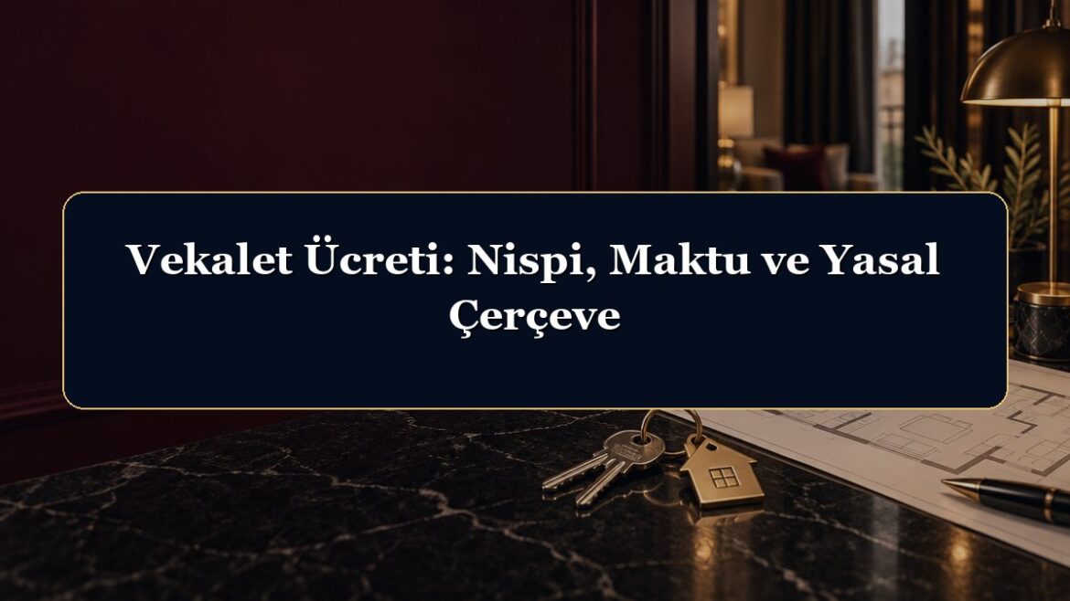 Vekalet Ücreti: Nispi, Maktu ve Yasal Çerçeve
