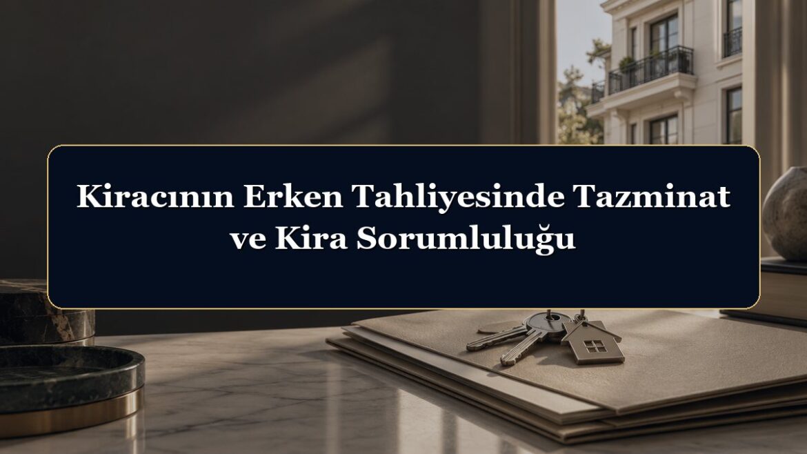 Kiracının Erken Tahliyesinde Tazminat ve Kira Sorumluluğu
