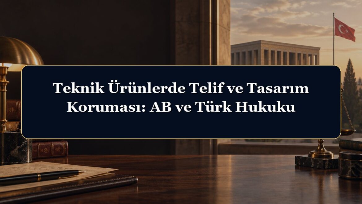 Teknik Ürünlerde Telif ve Tasarım Koruması: AB ve Türk Hukuku